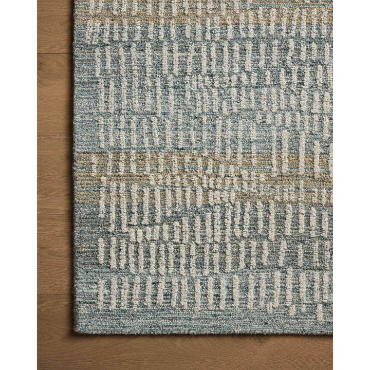 Loloi Elias Ocean / Oatmeal 3'-6" x 5'-6" Accent Rug