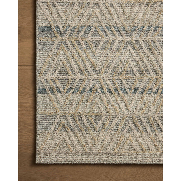 Loloi Elias Fog / Natural 7'-9" x 9'-9" Area Rug