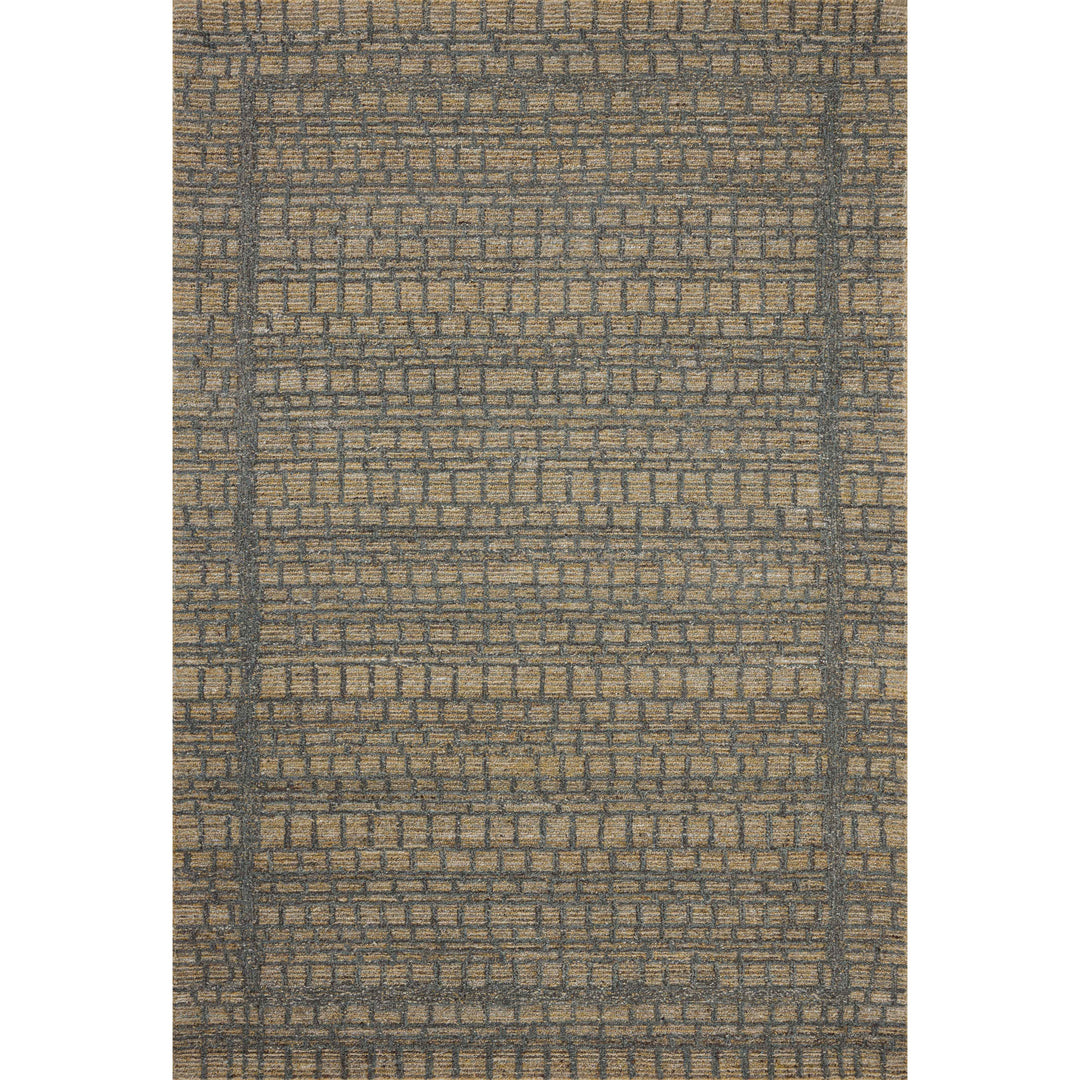 Loloi Elias Wheat / Charcoal 18" x 18" Sample Rug