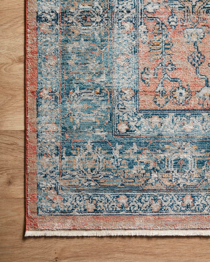 Magnolia Home By Joanna Gaines x Loloi Elise Coral / Blue 7'-11" x 10'-5" Area Rug