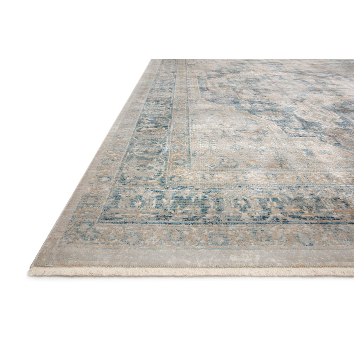 Magnolia Home By Joanna Gaines x Loloi Elise Neutral / Blue 7'-11" x 10'-5" Area Rug