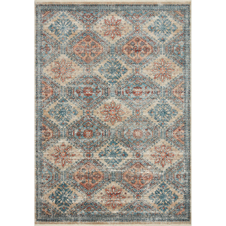 Magnolia Home By Joanna Gaines x Loloi Elise Multi / Blue 7'-11" x 10'-5" Area Rug