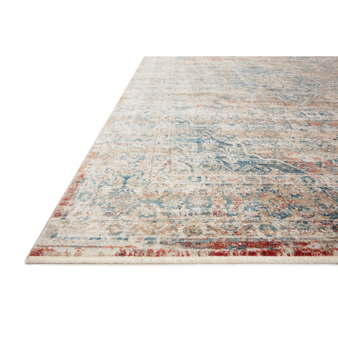 Magnolia Home By Joanna Gaines x Loloi Elise Neutral / Multi 3'-4" x 6'-5" Runner Rug