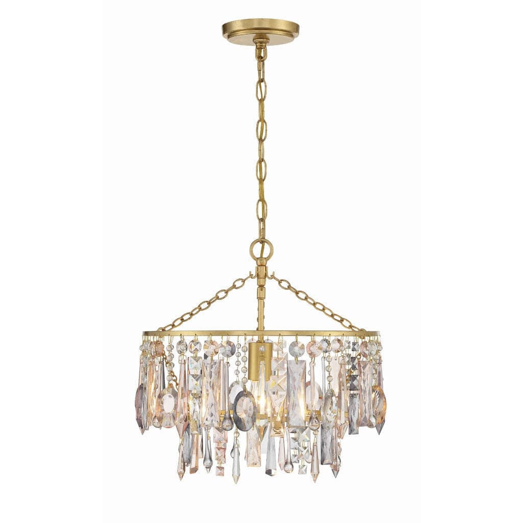 Elsa 1 Light Pendant-Crystorama Lighting Company-CRYSTO-ELS-7100-GA-Pendants-1-France and Son