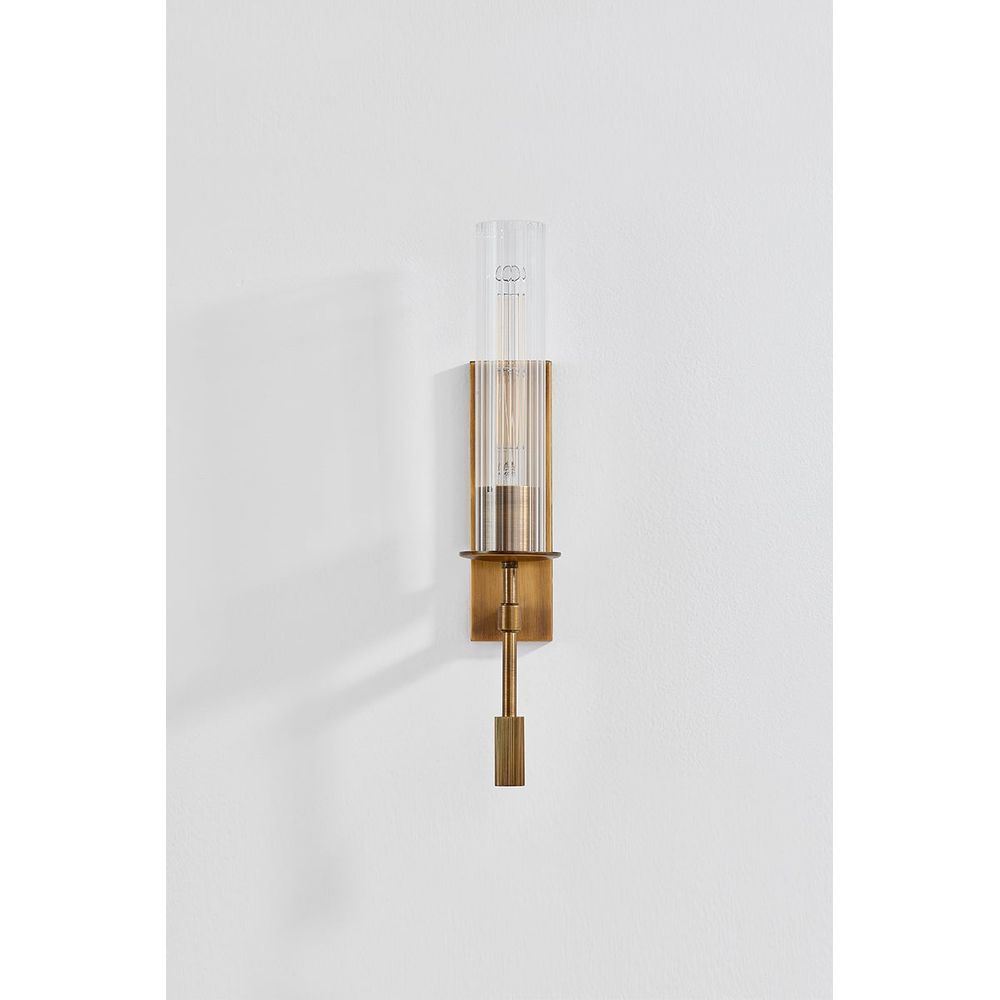 Wall Lighting Elton Wall Sconce - Patina Brass