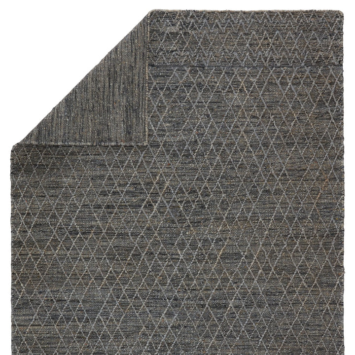 Jaipur Living Morse Natural Geometric Gray/ Dark Blue Area Rug (5'X8')