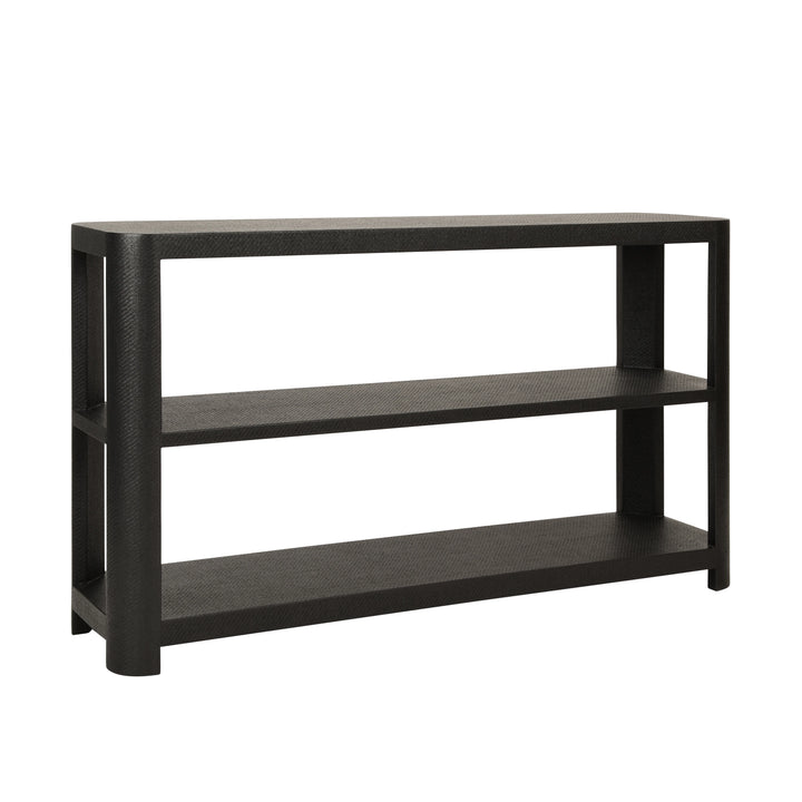 Emery Three Tier Console With Curved Corners