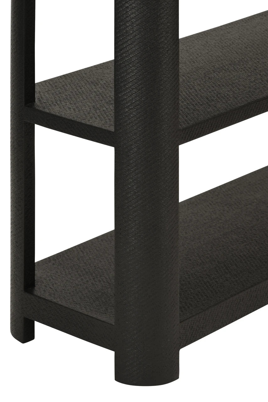 Emery Three Tier Console With Curved Corners