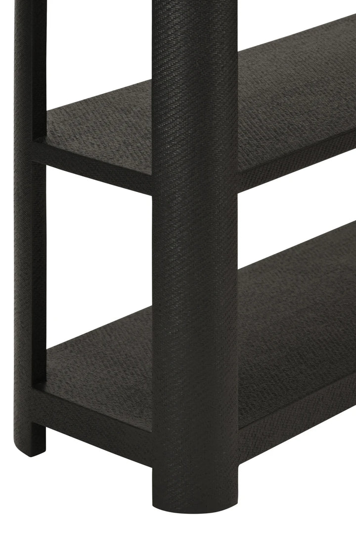 Emery Three Tier Console With Curved Corners