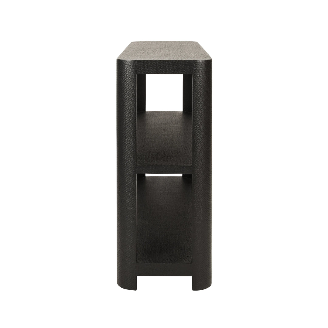 Emery Three Tier Console With Curved Corners