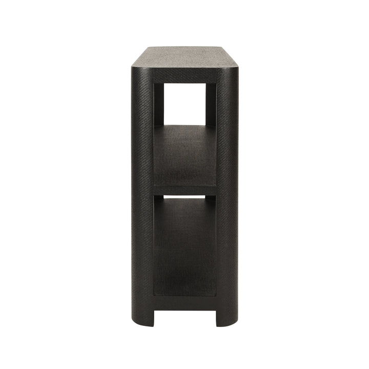 Emery Three Tier Console With Curved Corners