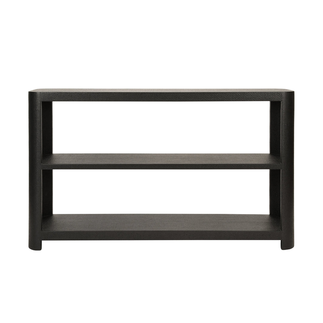 Emery Three Tier Console With Curved Corners
