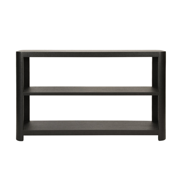 Emery Three Tier Console With Curved Corners