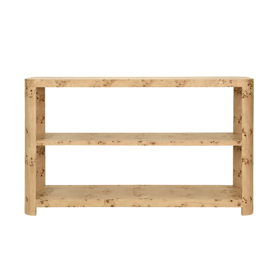 Emery Three Tier Console With Curved Corners