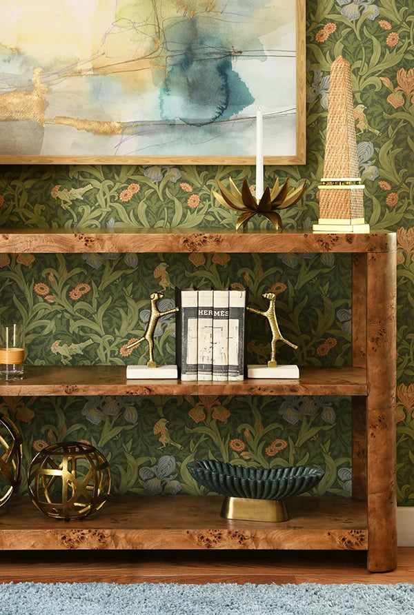 Emery Three Tier Console With Curved Corners