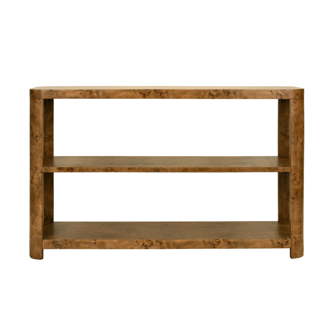 Emery Three Tier Console With Curved Corners