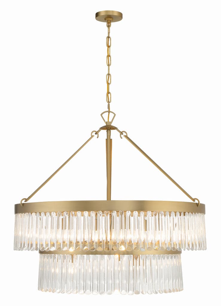 Emory 9 Light Chandelier-Crystorama Lighting Company-CRYSTO-EMO-5408-BF-ChandeliersBlack Forged-8-France and Son
