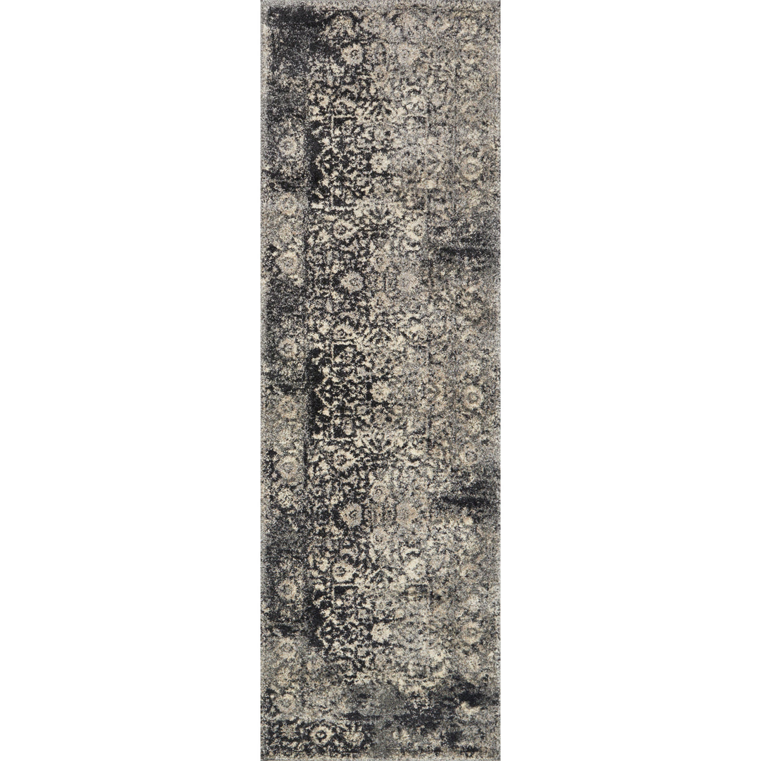 Loloi Emory Black / Ivory 7'-7" x 10'-6" Area Rug