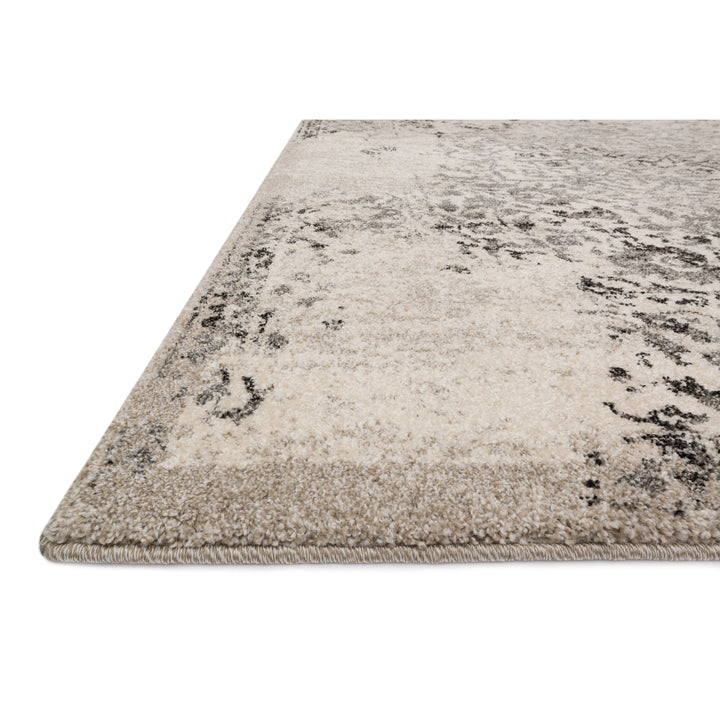 Loloi Emory Ivory / Charcoal 3'-10" x 5'-7" Accent Rug