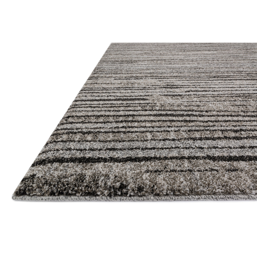 Loloi Emory Grey / Black 2'-5" x 7'-7" Runner Rug