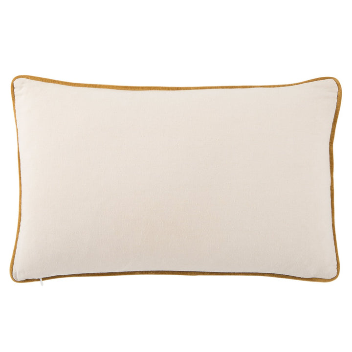 Jaipur Living Lyla Solid Navy/ Cream Down Pillow (13"X21" Lumbar)