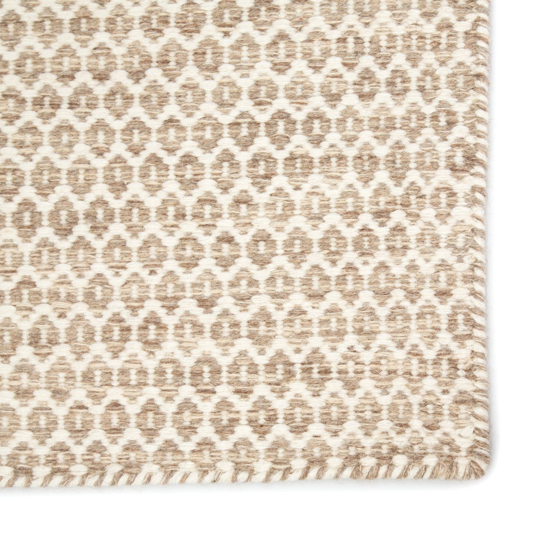 Jaipur Living Pompano Handmade Trellis Beige/ Ivory Area Rug (4'X6')