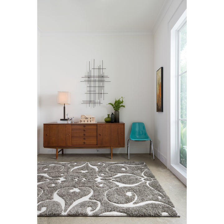 Loloi Enchant Smoke 5'-3" x 7'-7" Area Rug