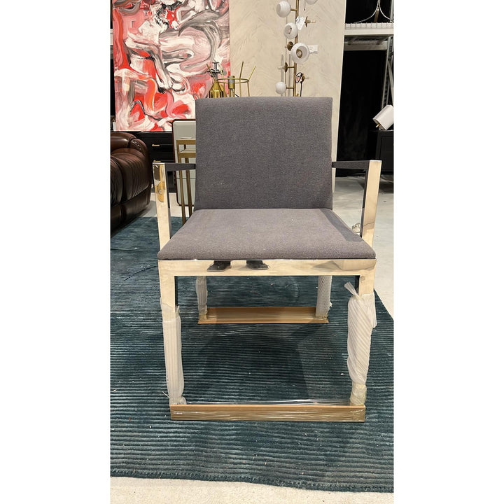 Golden Gray Armchair - Open Box