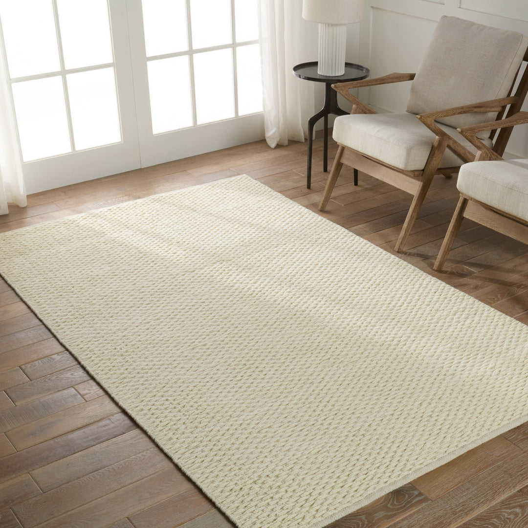 Jaipur Living Windcroft Handmade Solid Cream Area Rug (6'X9')