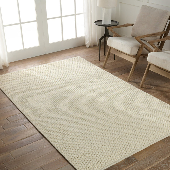 Jaipur Living Windcroft Handmade Solid Cream Area Rug (8'X10')