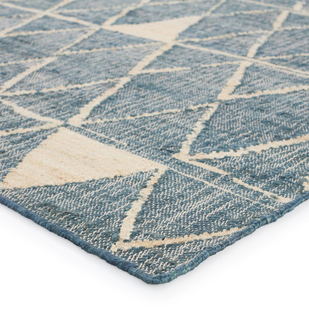 Jaipur Living Helina Natural Trellis Navy/ Beige Area Rug (9'X12')