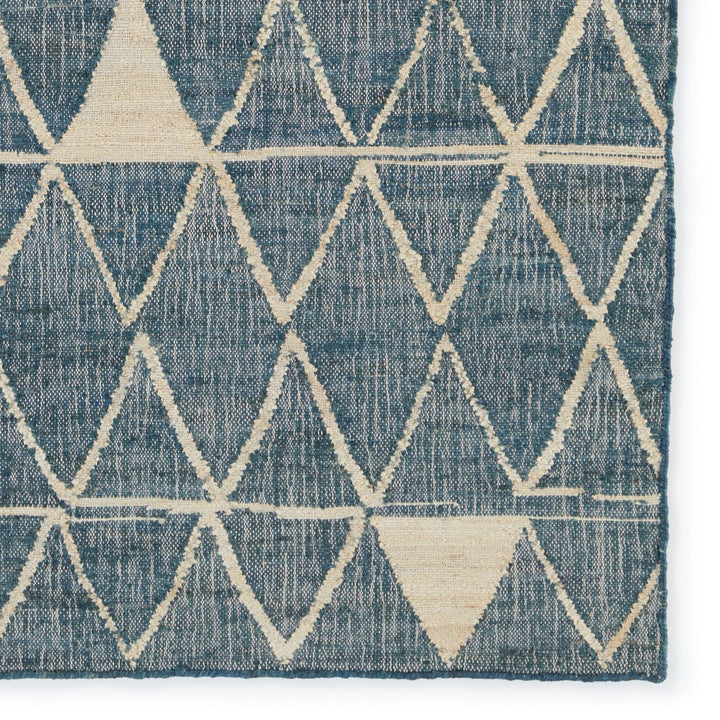 Jaipur Living Helina Natural Trellis Navy/ Beige Area Rug (9'X12')