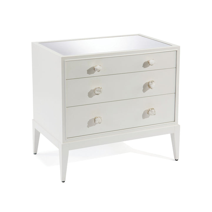 Majestic Three-Drawer Chest - White