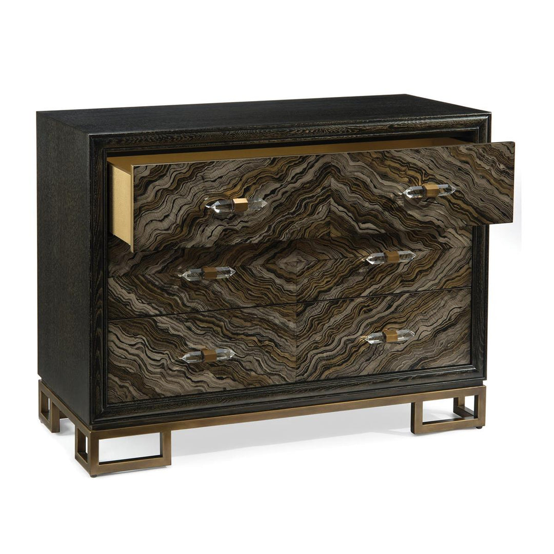 Carrara Chest - Brass,Clear,Gold,Taupe