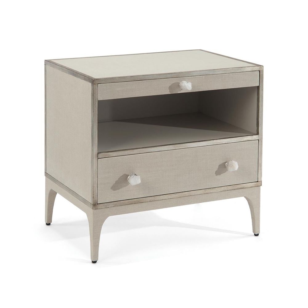 Nightstands Valeria Nightstand - Ivory - Beech Wood