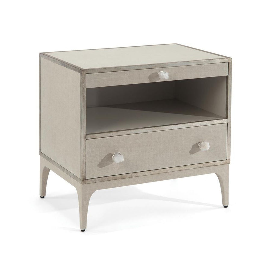 Nightstands Valeria Nightstand - Ivory - Beech Wood