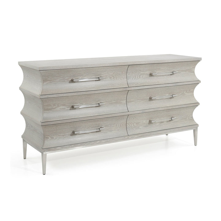 Somerset Six-Drawer Chest - Gray