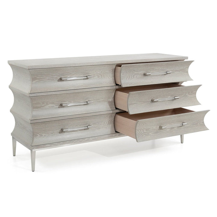 Somerset Six-Drawer Chest - Gray