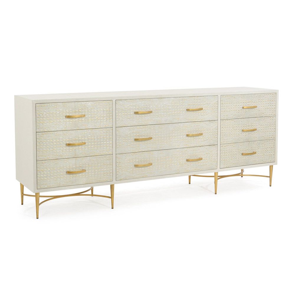 Sideboards & Credenzas Kano Nine-Drawer Sideboard - White