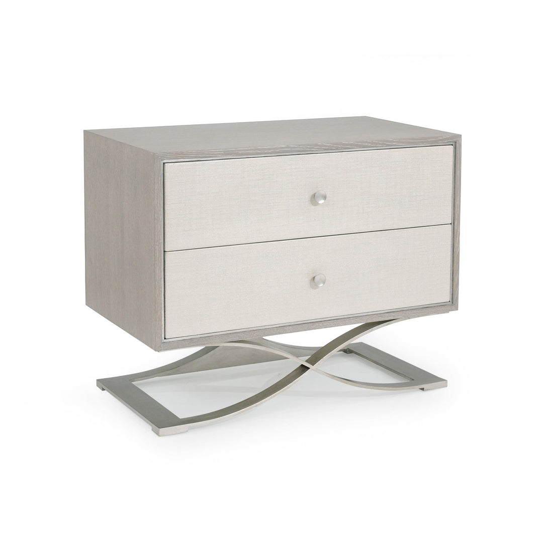 Orion Two-Drawer Nightstand - Gray