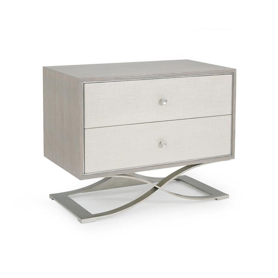 Nightstands Lenosa Two-Drawer Nightstand - Grey