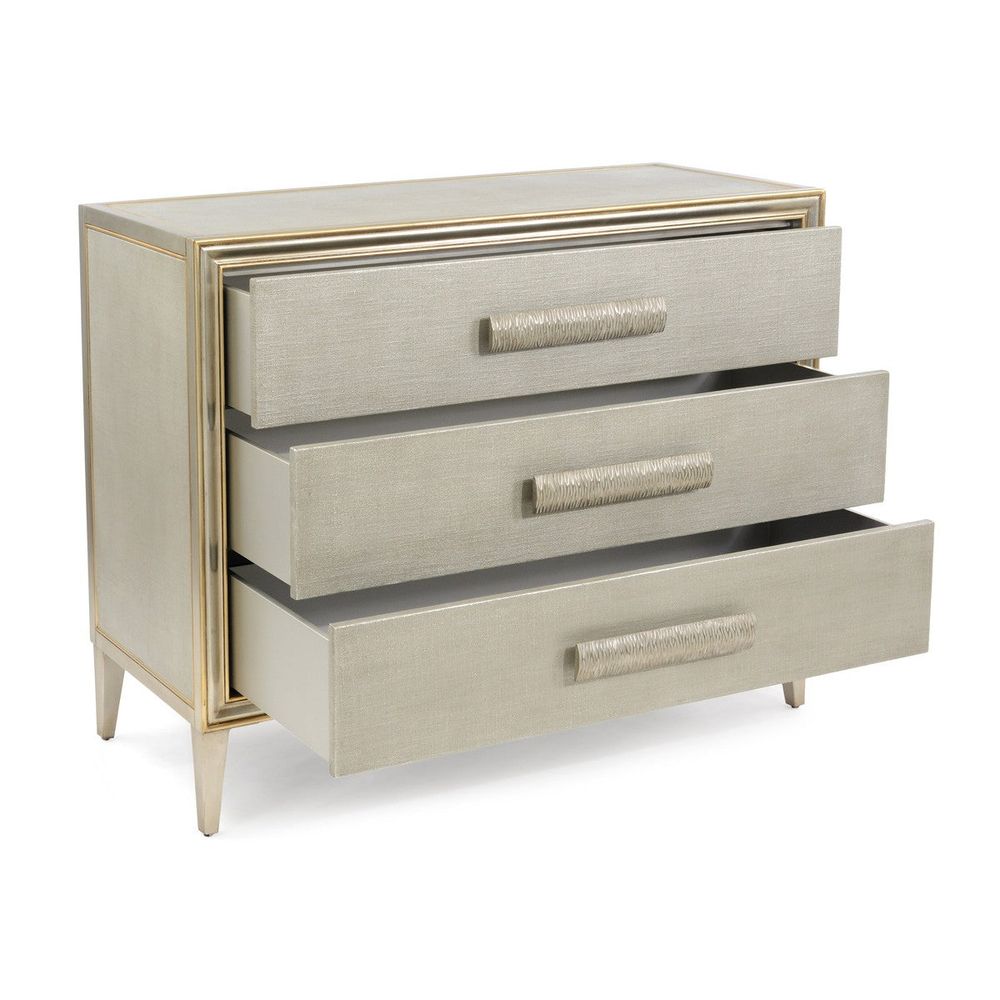 Dressers & Chests Cefalu Three-Drawer Chest - Beige