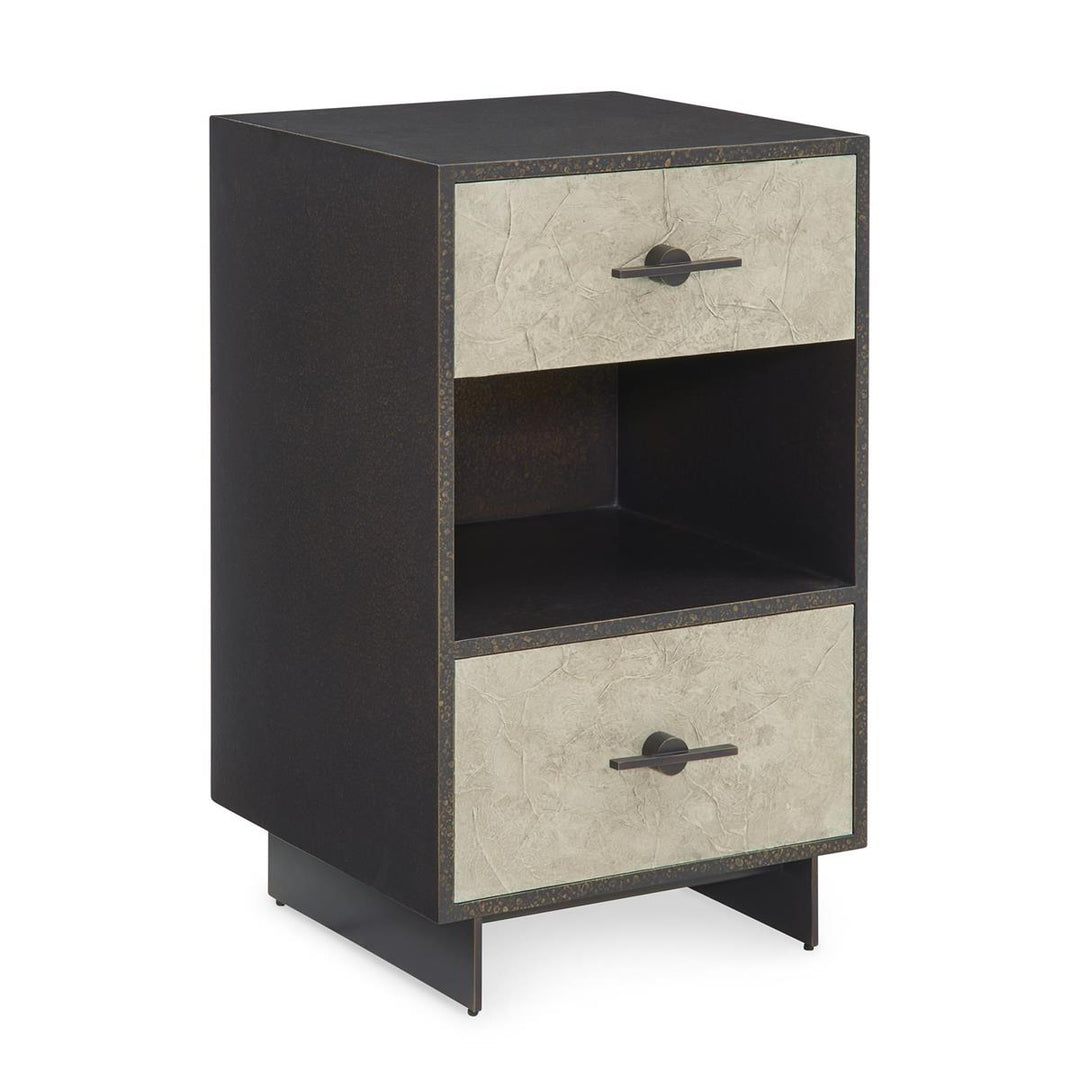 Novel Two-Drawer Nightstand, Small