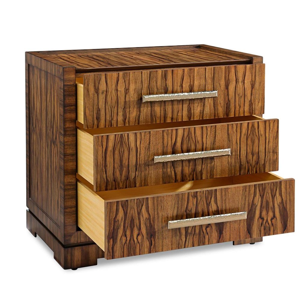 Nightstands Kirana Three-Drawer Nightstand