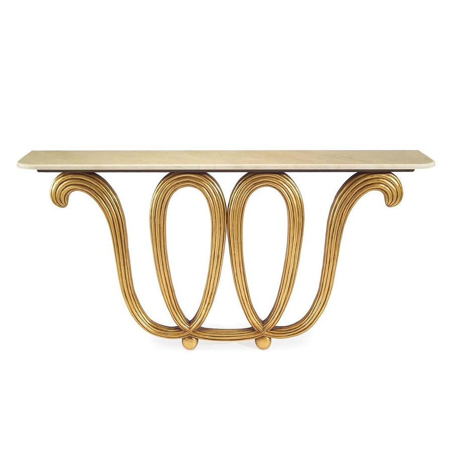 Console Tables Alcott Console Table - Ivory - Poplar Wood