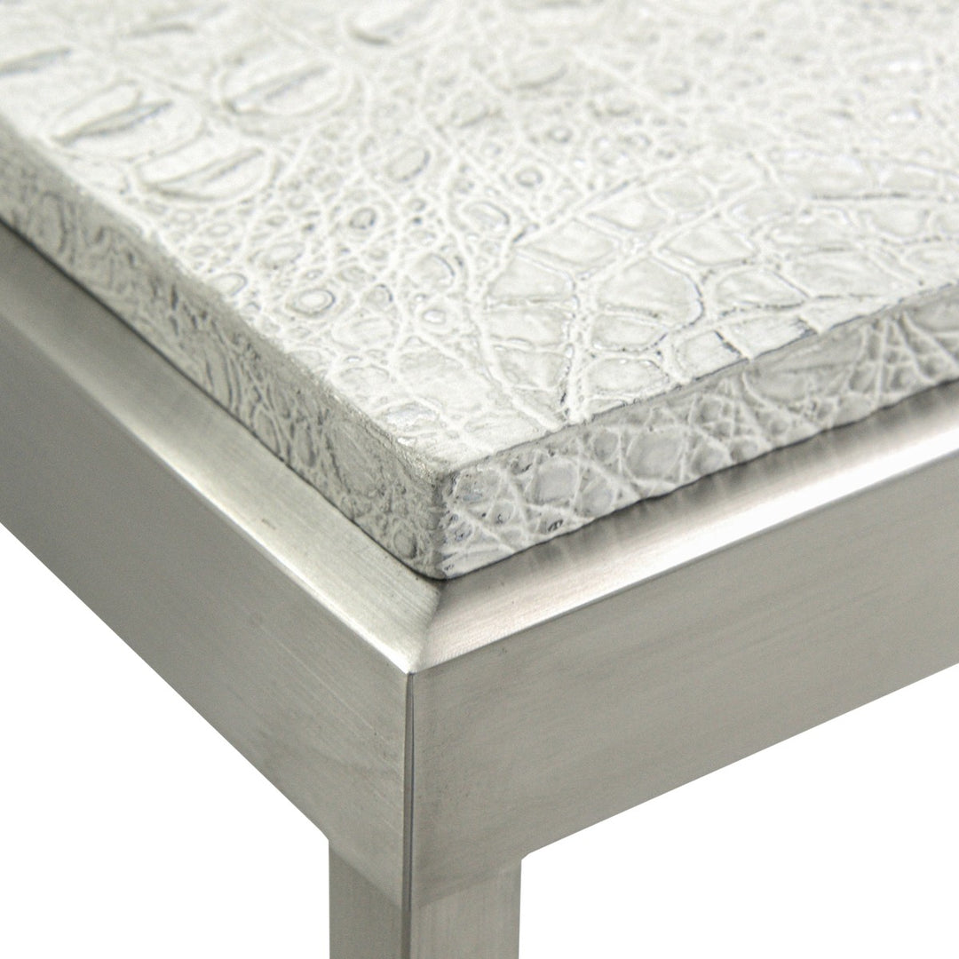 Ellery Silvered Nesting Tables S/3 - Silver