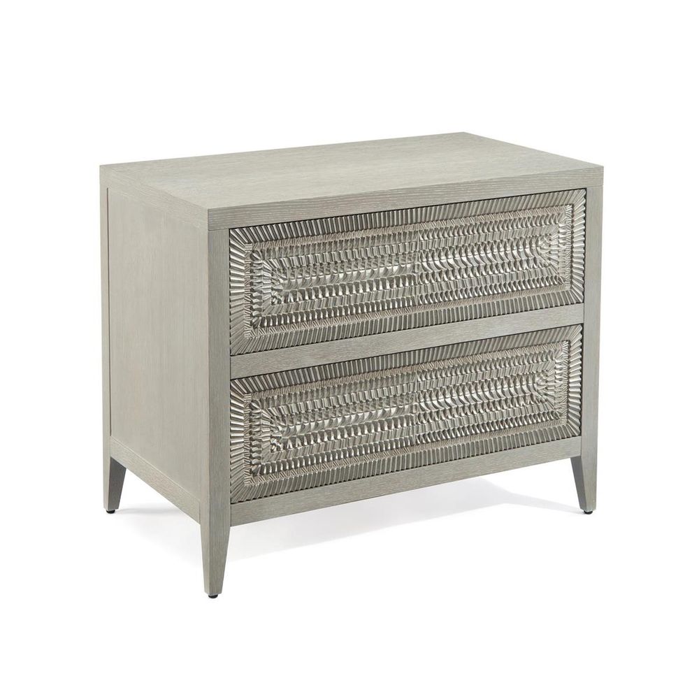 Nightstands Alden Two-Drawer Nightstand - Gray