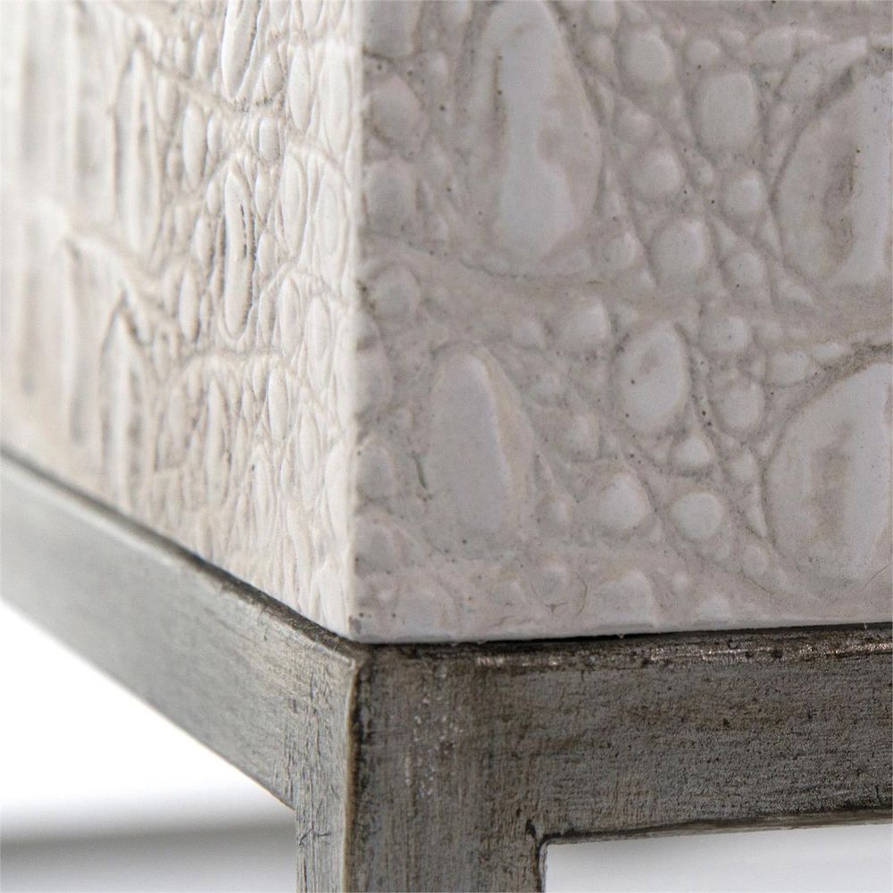Coffee Tables Kano Cocktail Table - Silver, White, Off White