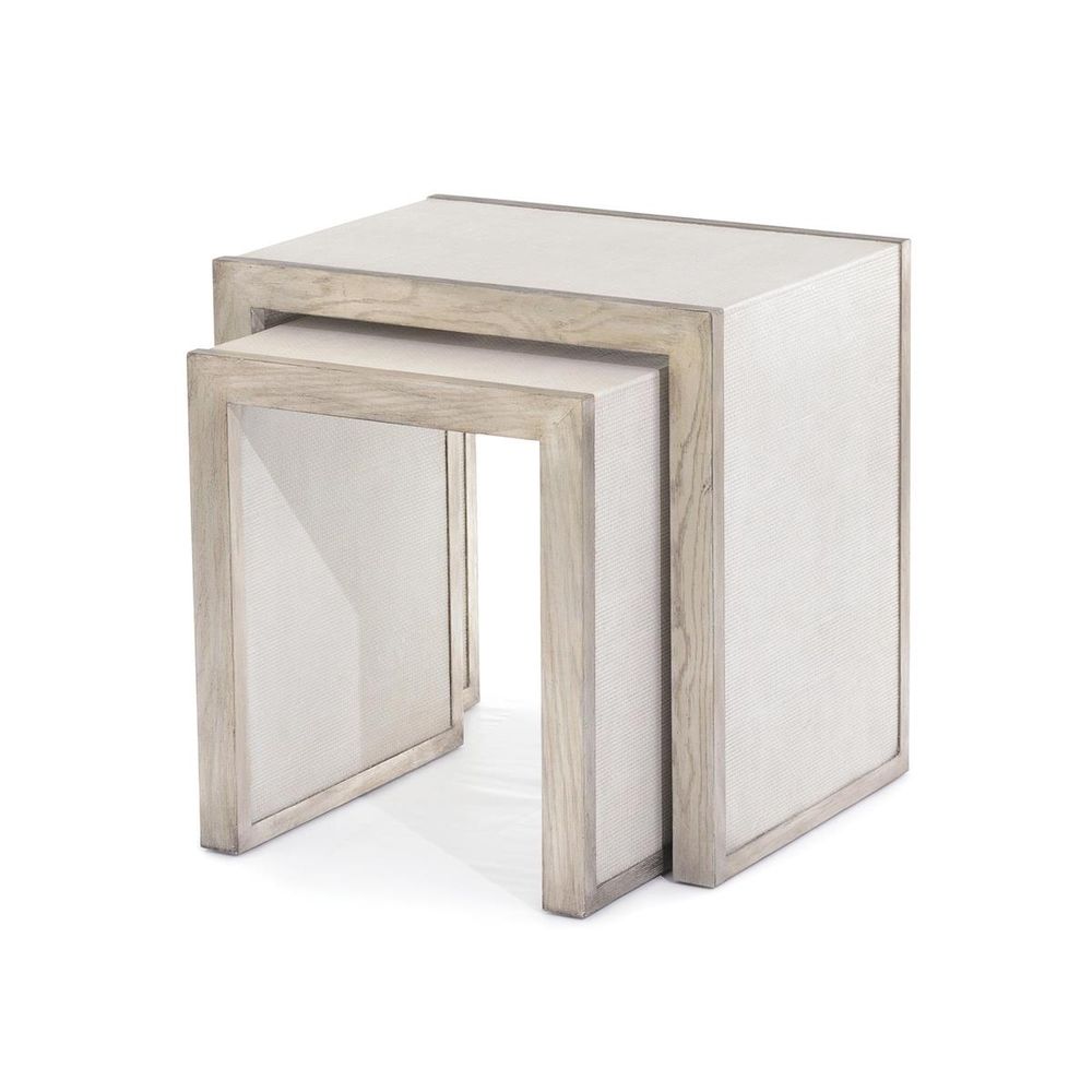 Side Tables Takeley Nesting Tables (Set of Two) - White