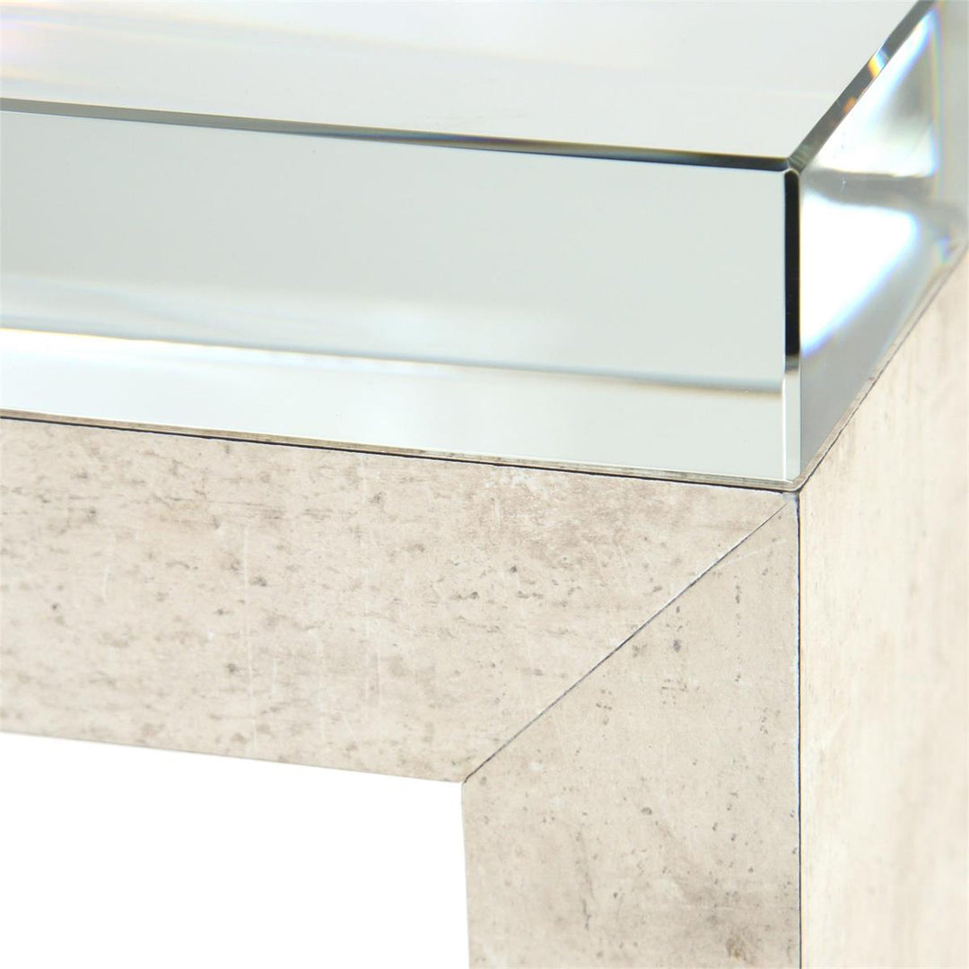 Meuse End Table - Grey,Silver